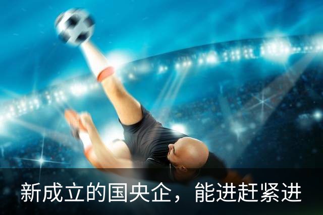 新成立的国央企，能进赶紧进